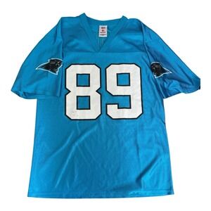 Vintage Reebok NFL Carolina Panthers Steve Smith 89 Blue Jersey Sz M